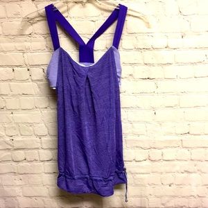 Lululemon running tank top built in bra